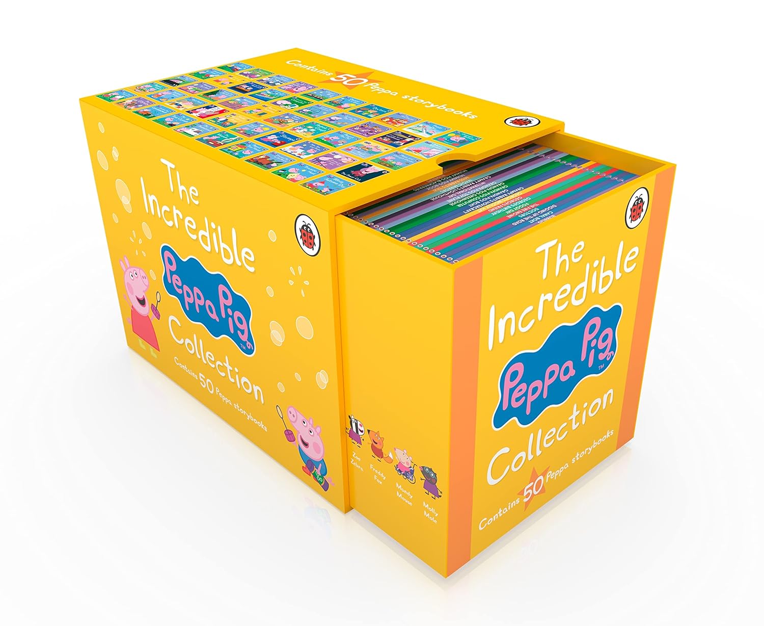 Peppa Pig: The Incredible Collection (Yellow Box) - Contains 50 Peppa Storybooks