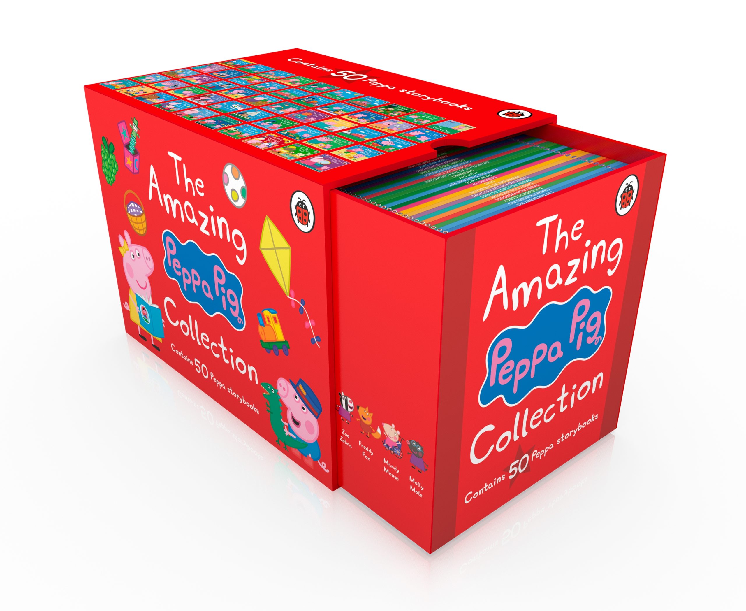 Peppa Pig: The Amazing Collection (Red Box) – Contains 50 Peppa Storybooks