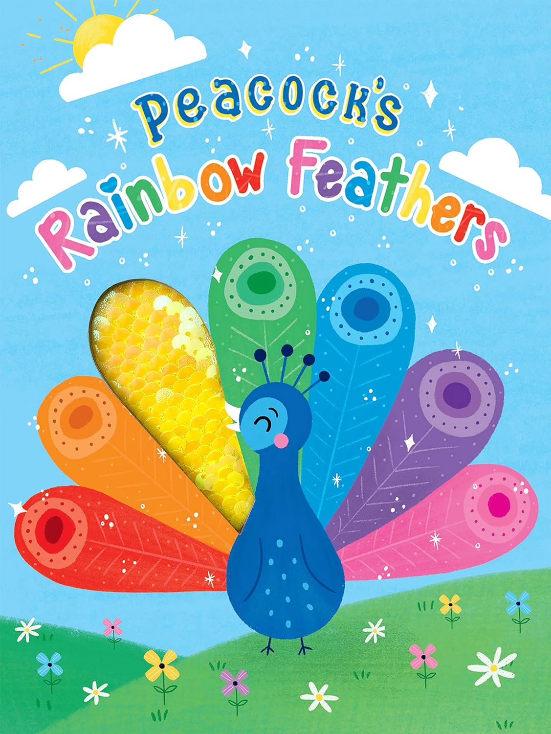 Peacocks Rainbow Feathers Touch and Feel Book