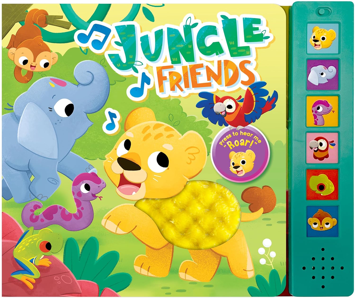 Jungle Friends Touch and Feel Book with Sound