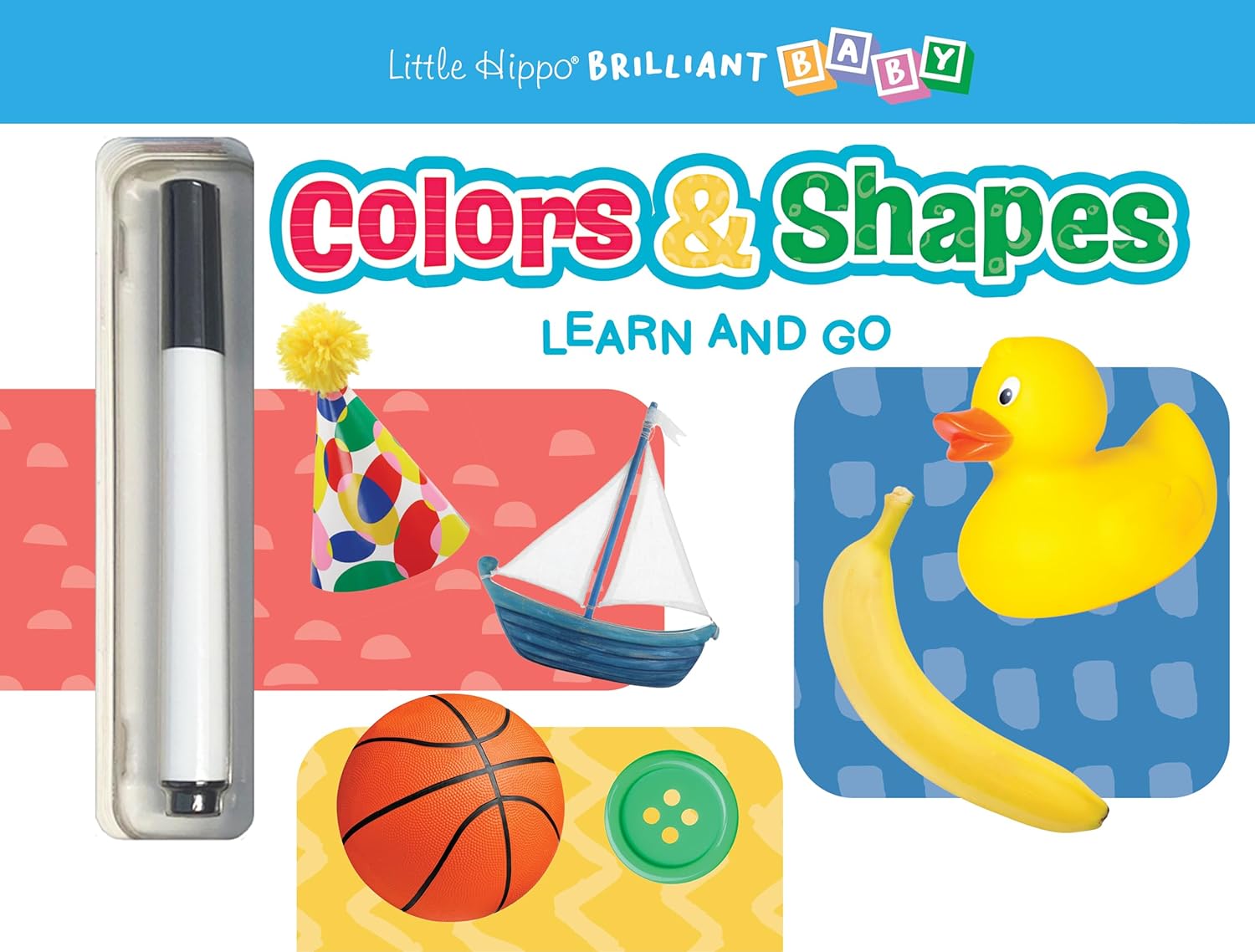 Learn and Go: Colors and Shapes Wipe Clean